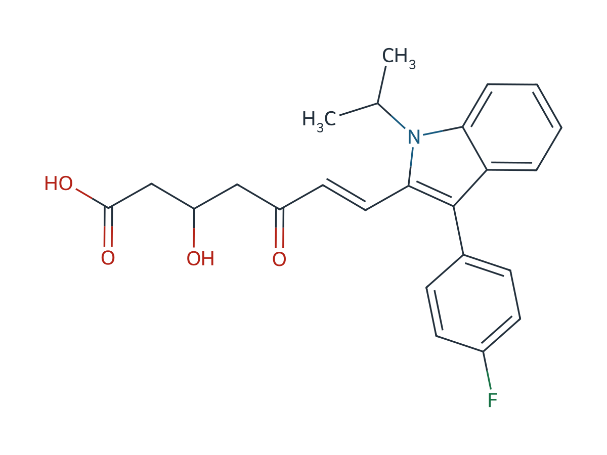 Fluvastatin EP Impurity D chemical structure
