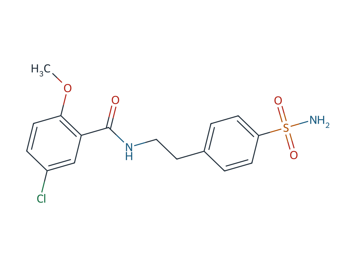 Glibenclamide EP Impurity A chemical structure