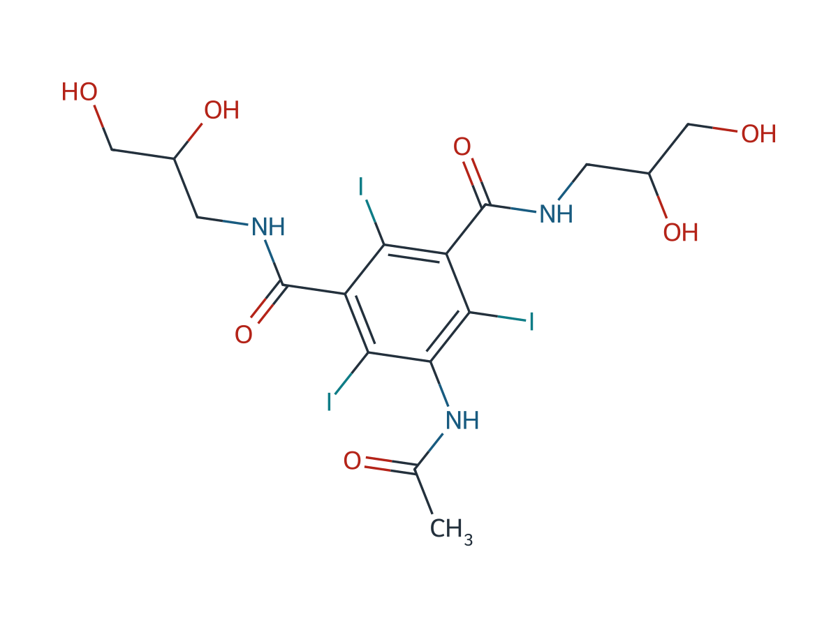 Iohexol EP Impurity A chemical structure