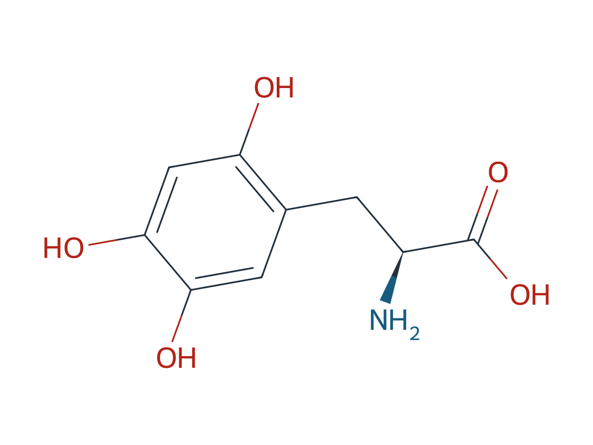 Levodopa EP Impurity A chemical structure