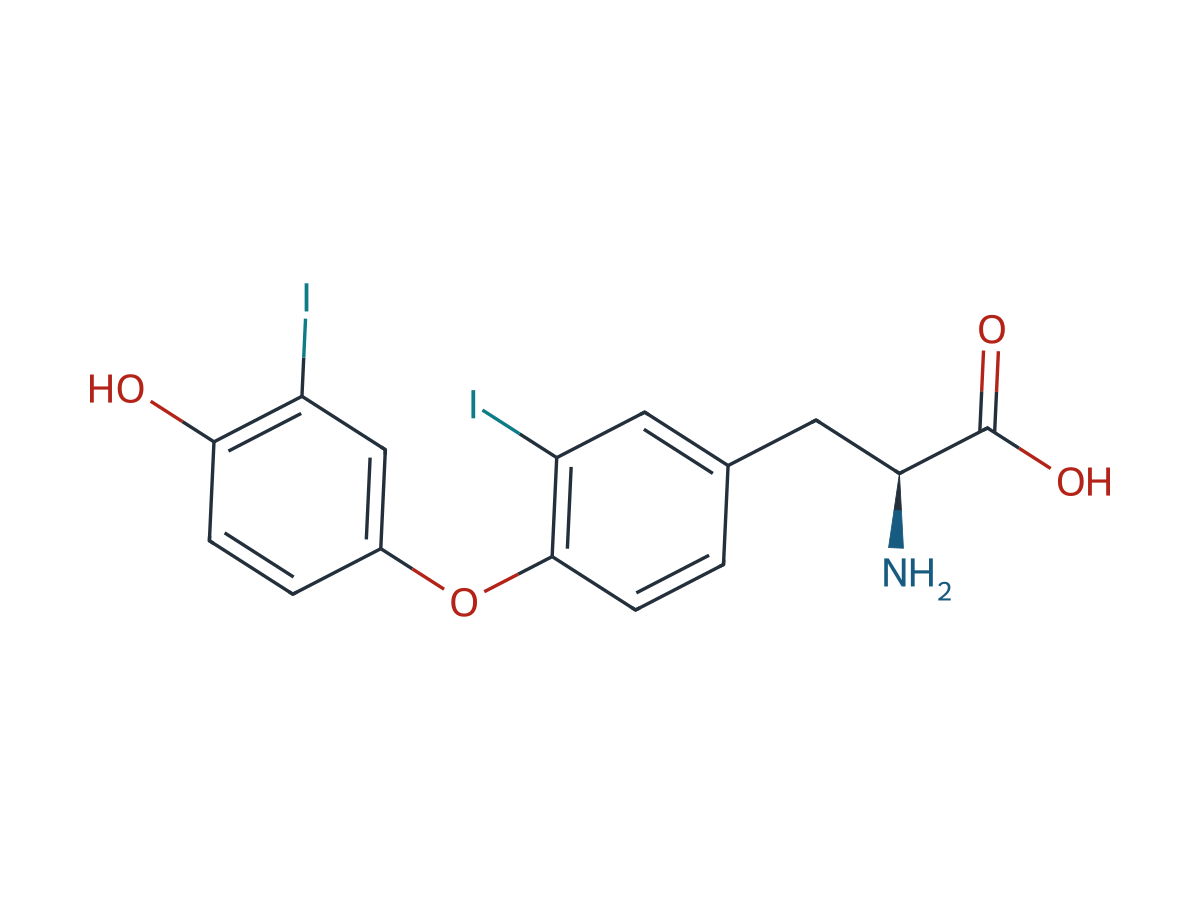 Levothyroxine EP Impurity J chemical structure