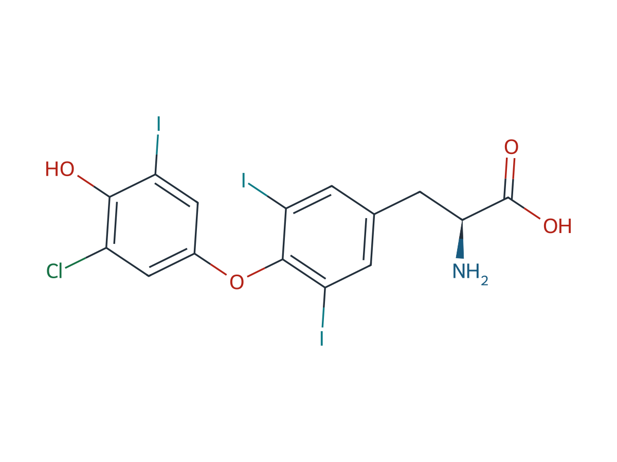 Levothyroxine EP Impurity B chemical structure