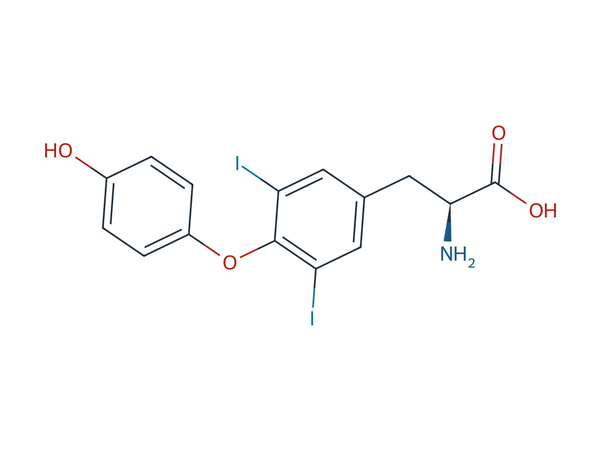 Levothyroxine EP Impurity E chemical structure