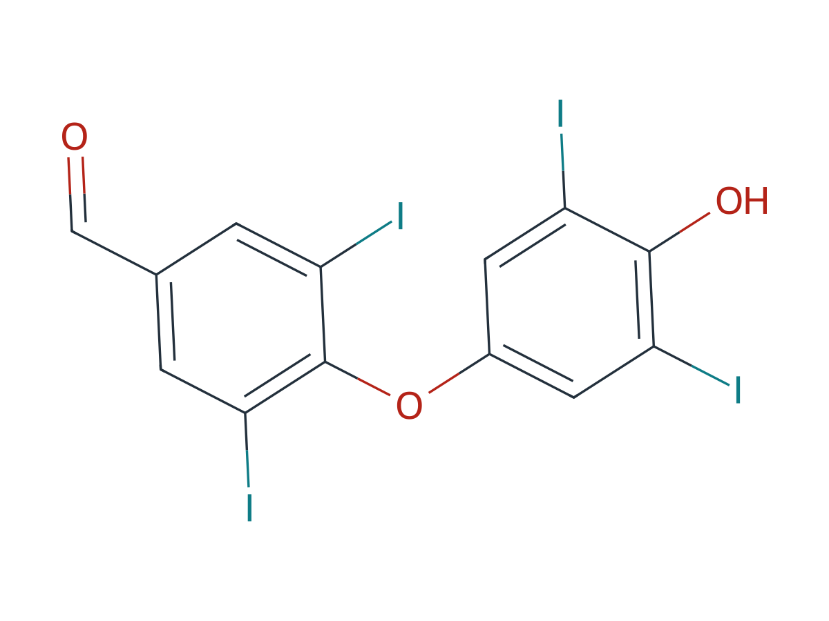 Levothyroxine EP Impurity I chemical structure