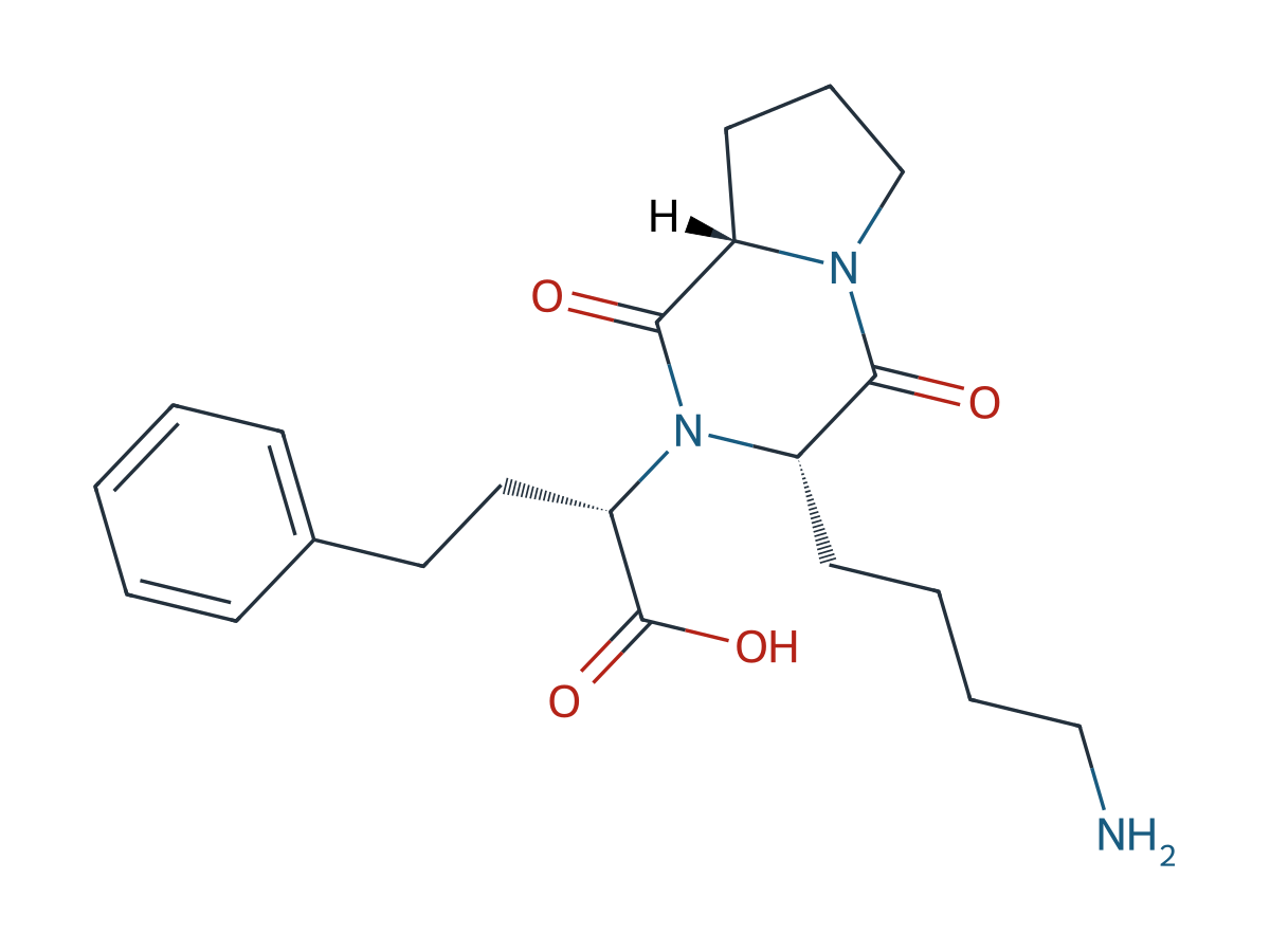 Lisinopril EP Impurity C chemical structure