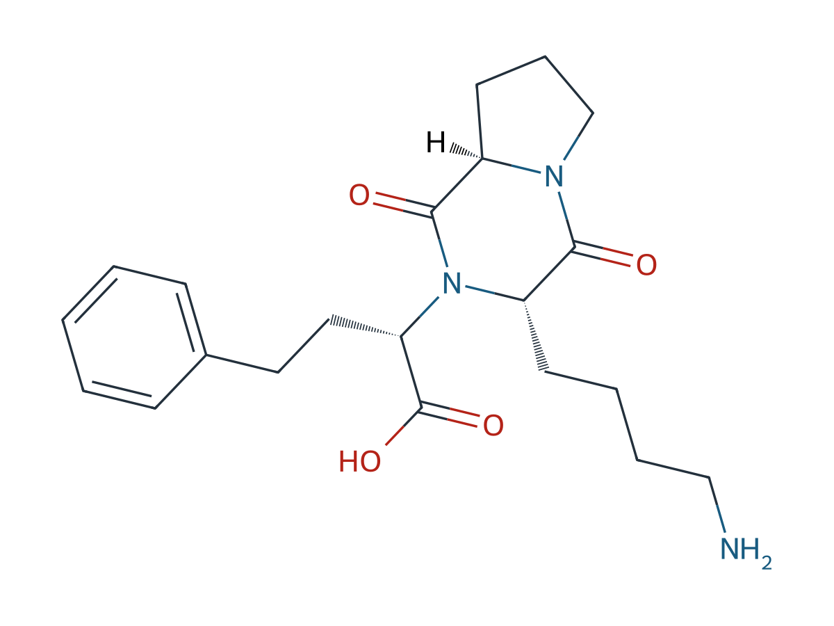 Lisinopril EP Impurity D chemical structure