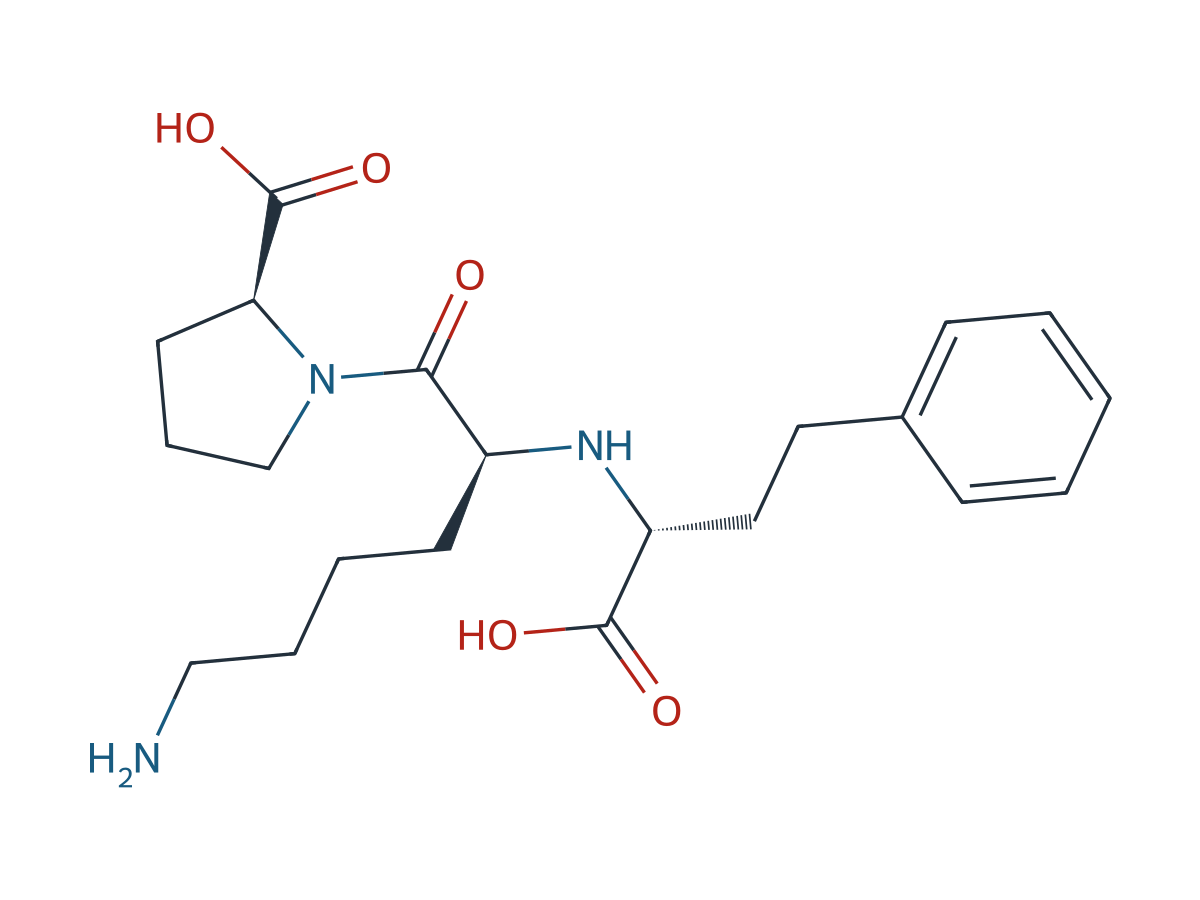 Lisinopril EP Impurity E chemical structure