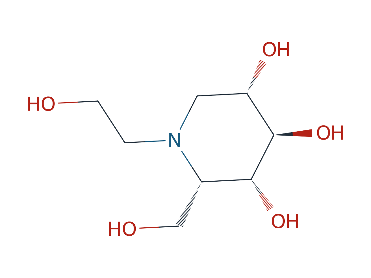 Miglitol Impurity A chemical structure