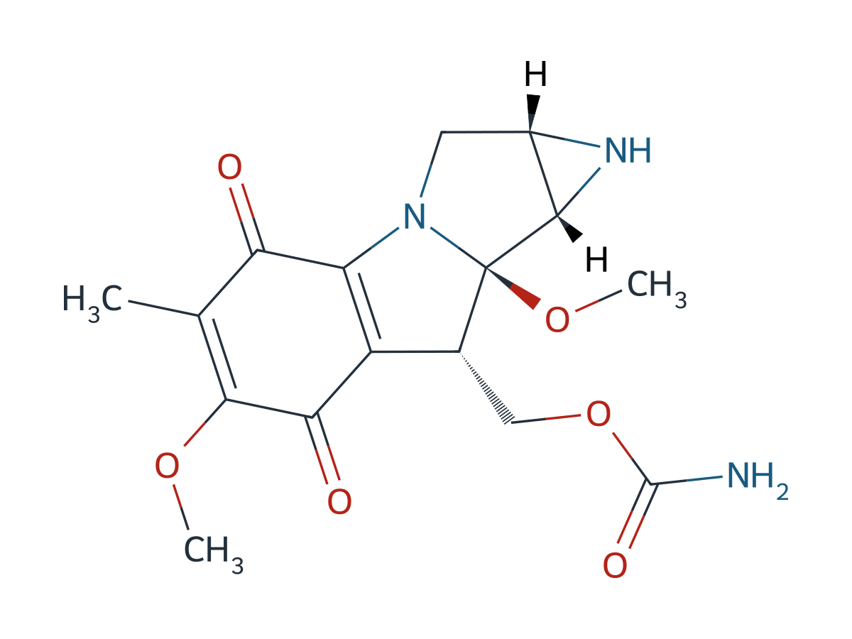 Mitomycin EP Impurity B (Mitomycin A) chemical structure