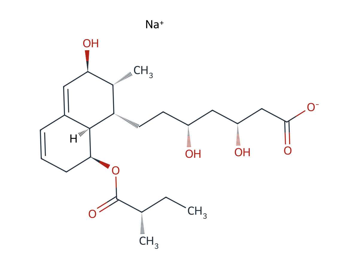 Pravastatin USP related compound A Sodium salt chemical structure