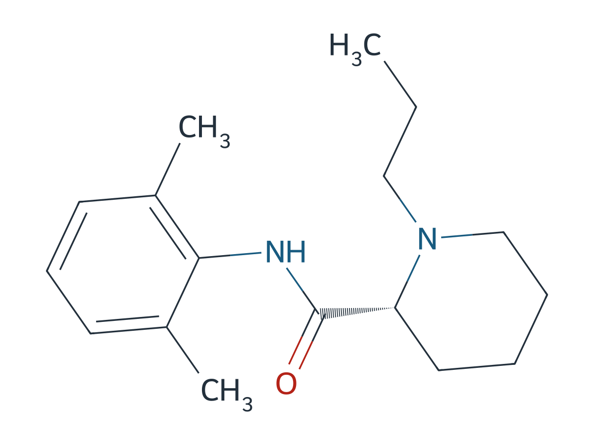 Ropivacaine EP Impurity G ((R)-Ropivacaine) chemical structure