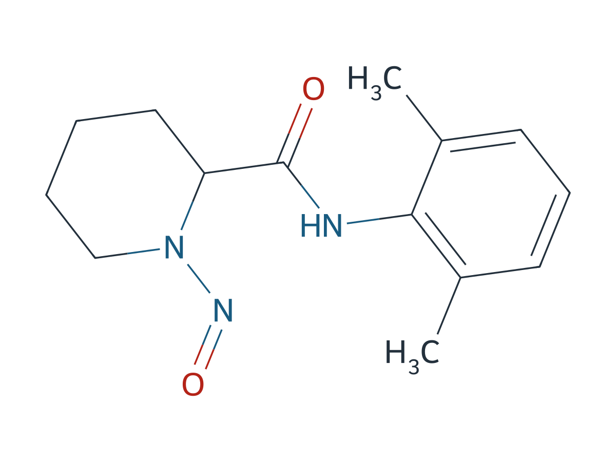 N-Nitroso Bupivacaine EP Impurity B chemical structure