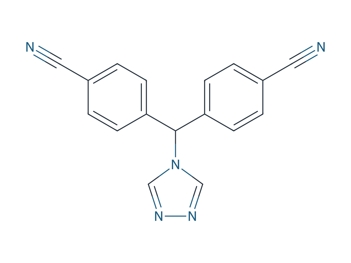 Letrozole EP Impurity A chemical structure