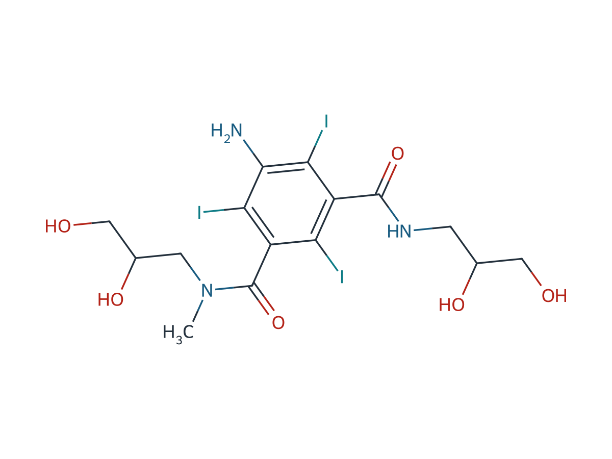Iopromide EP Impurity A chemical structure