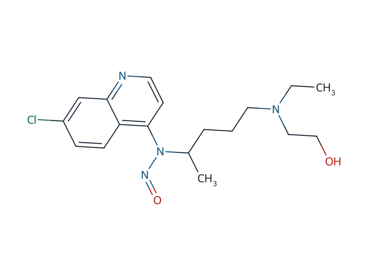 N-Nitroso Hydroxychloroquine chemical structure
