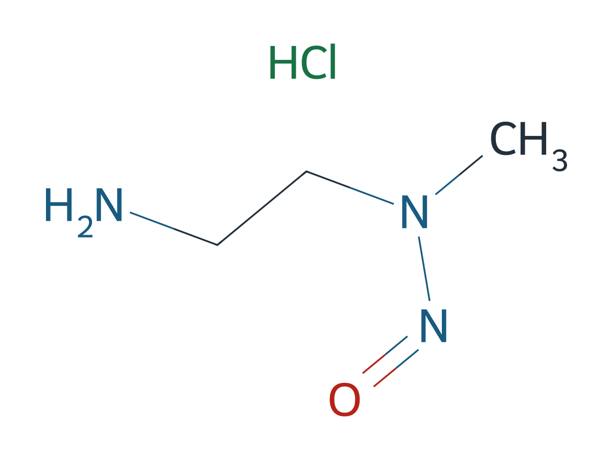 N-Methyl-N-Nitrosoethylenediamine chemical structure