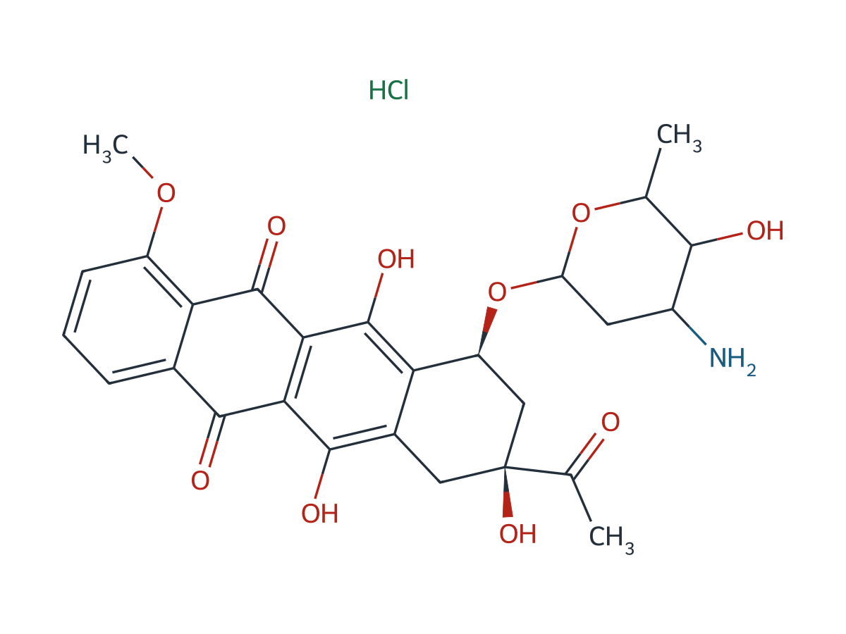 Epirubicin EP Impurity D HCl chemical structure