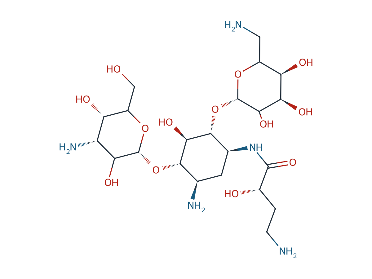 Amikacin EP Impurity A chemical structure