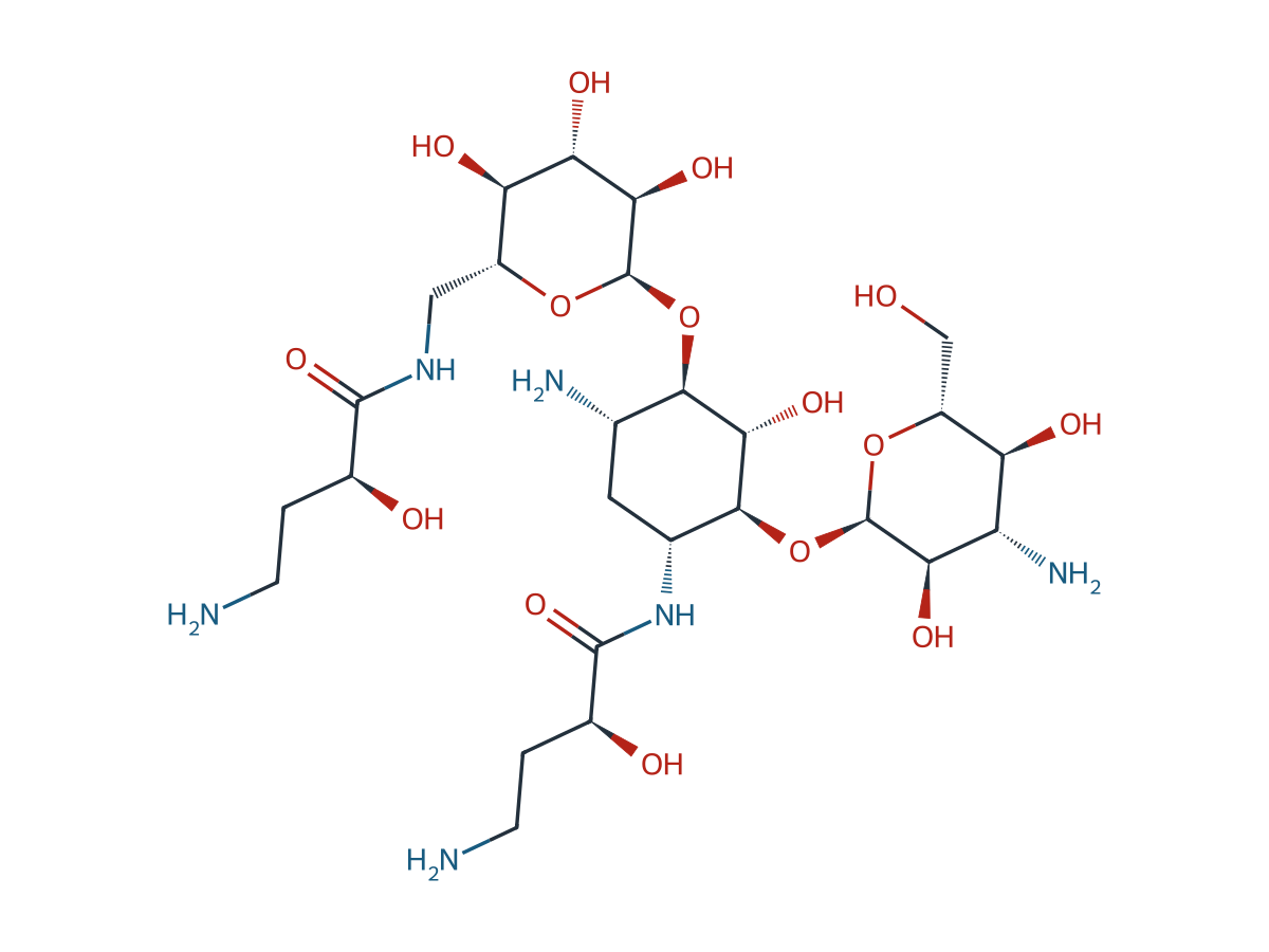 Amikacin EP Impurity F chemical structure