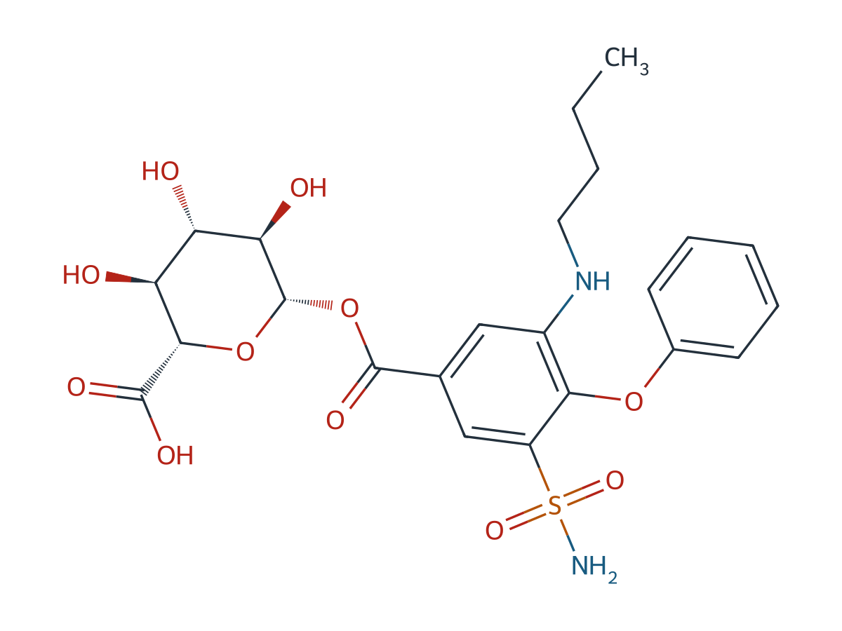 Bumetanide b-D-Glucuronide chemical structure