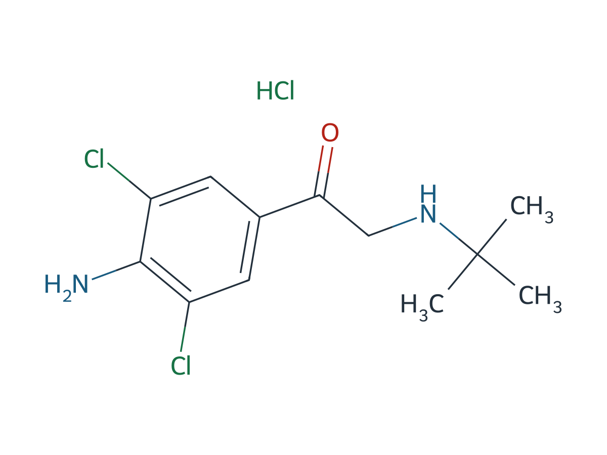 Clenbuterol EP impurity B HCI chemical structure