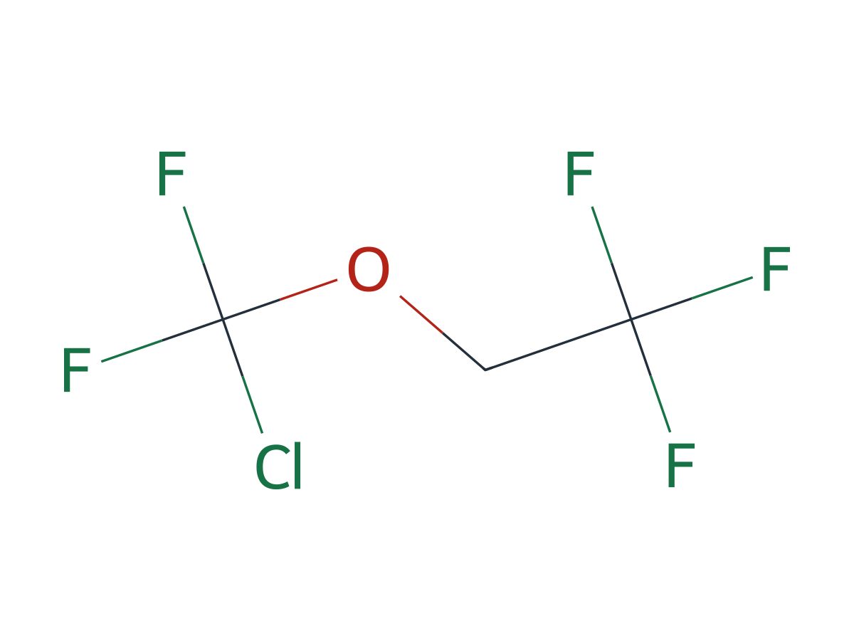 Isoflurane EP Impurity A chemical structure