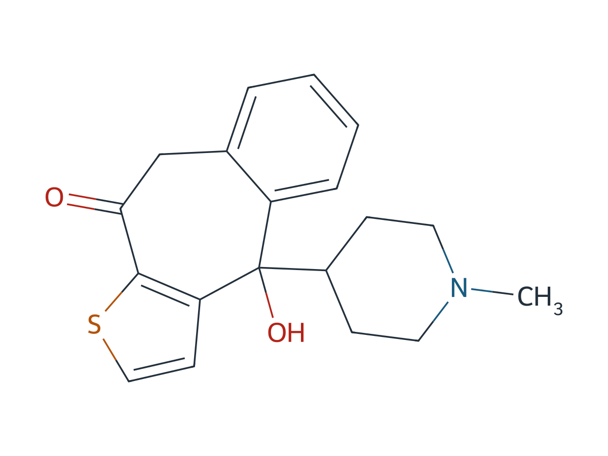 Ketotifen EP Impurity C chemical structure