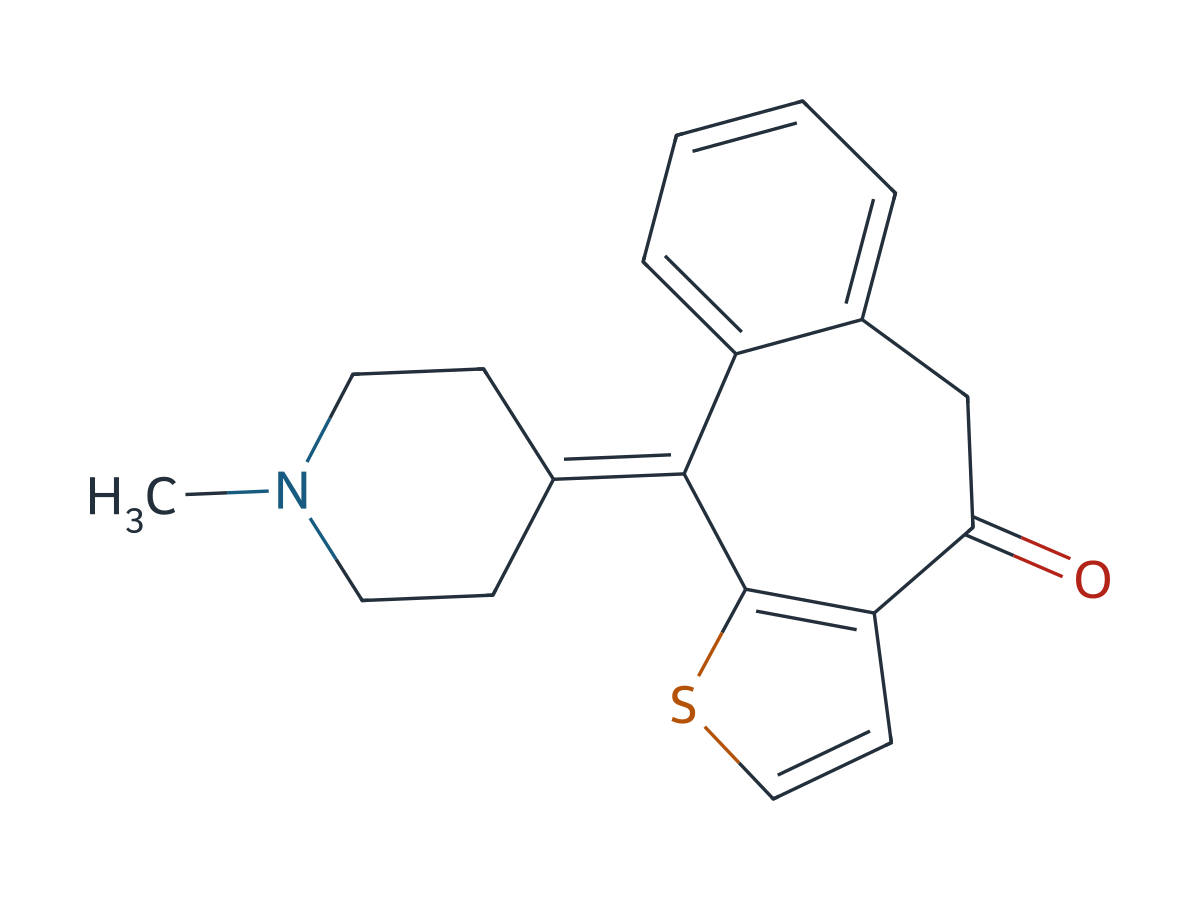 Ketotifen EP Impurity E chemical structure