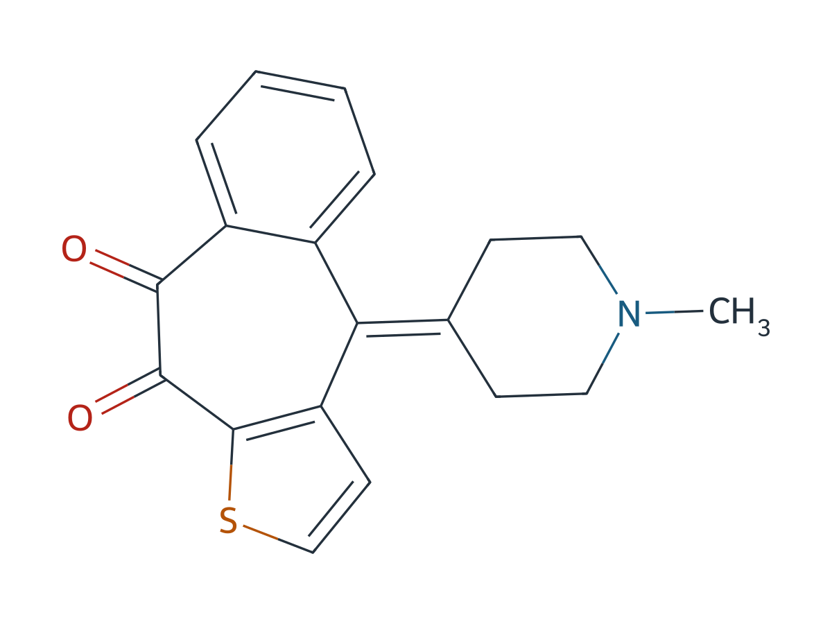 Ketotifen EP Impurity G chemical structure