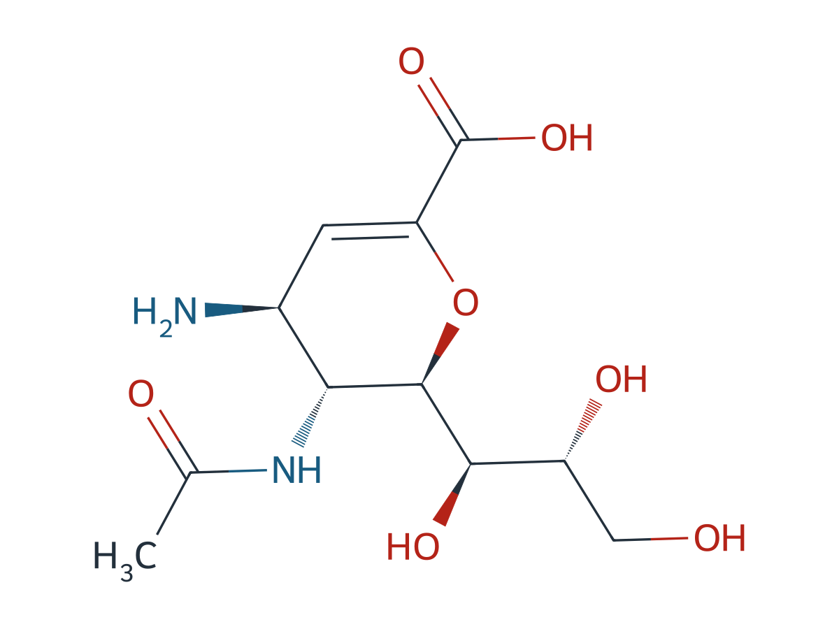 Zanamivir EP Impurity C chemical structure