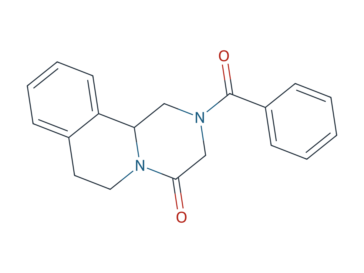 Praziquantel EP Impurity A chemical structure