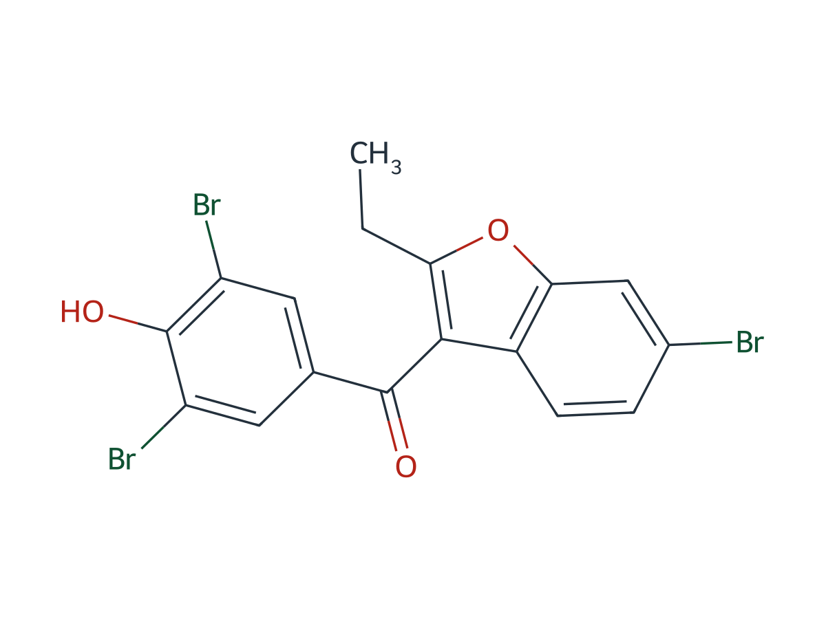 Benzbromarone EP Impurity B chemical structure