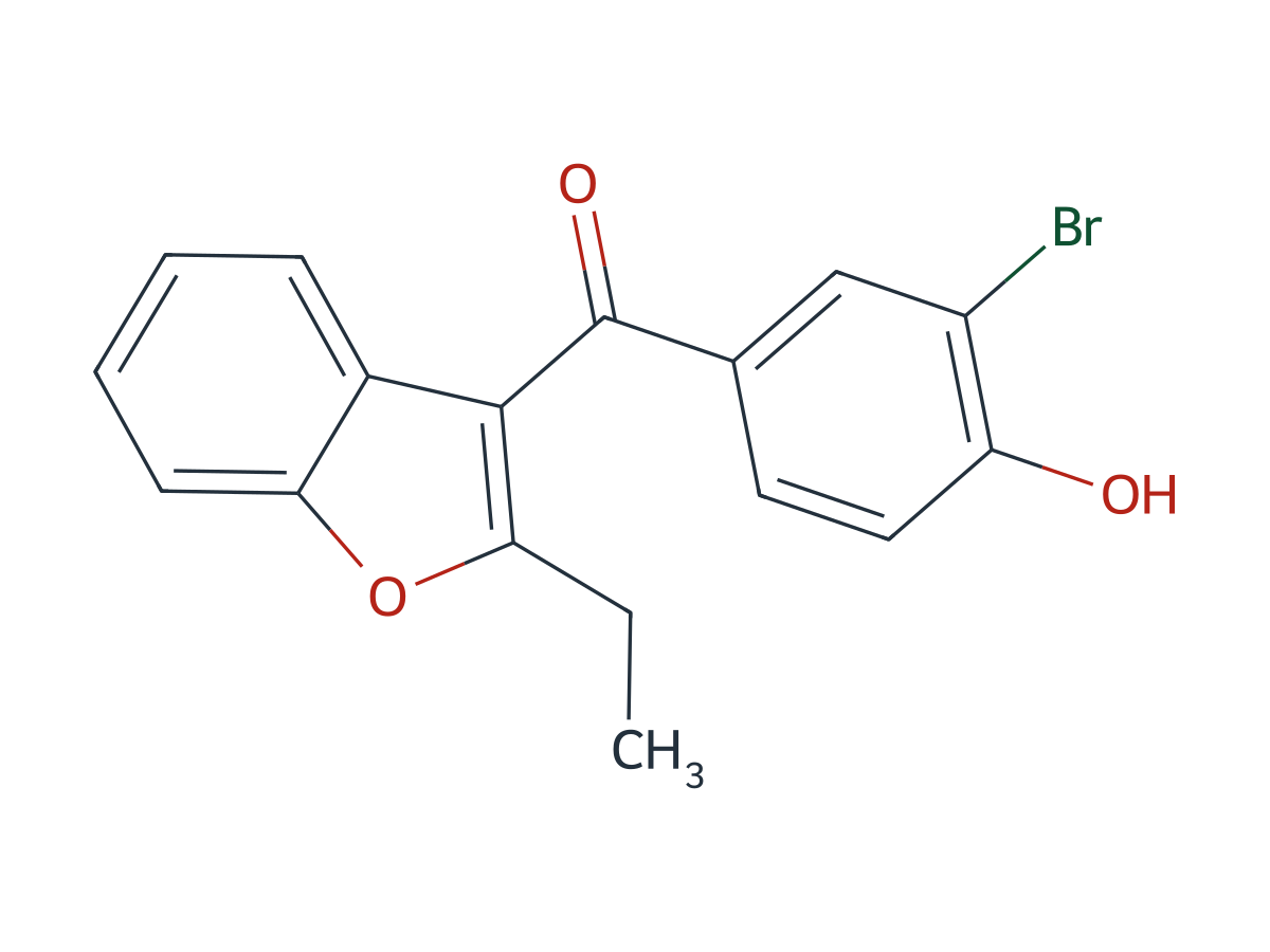 Benzbromarone EP Impurity A chemical structure