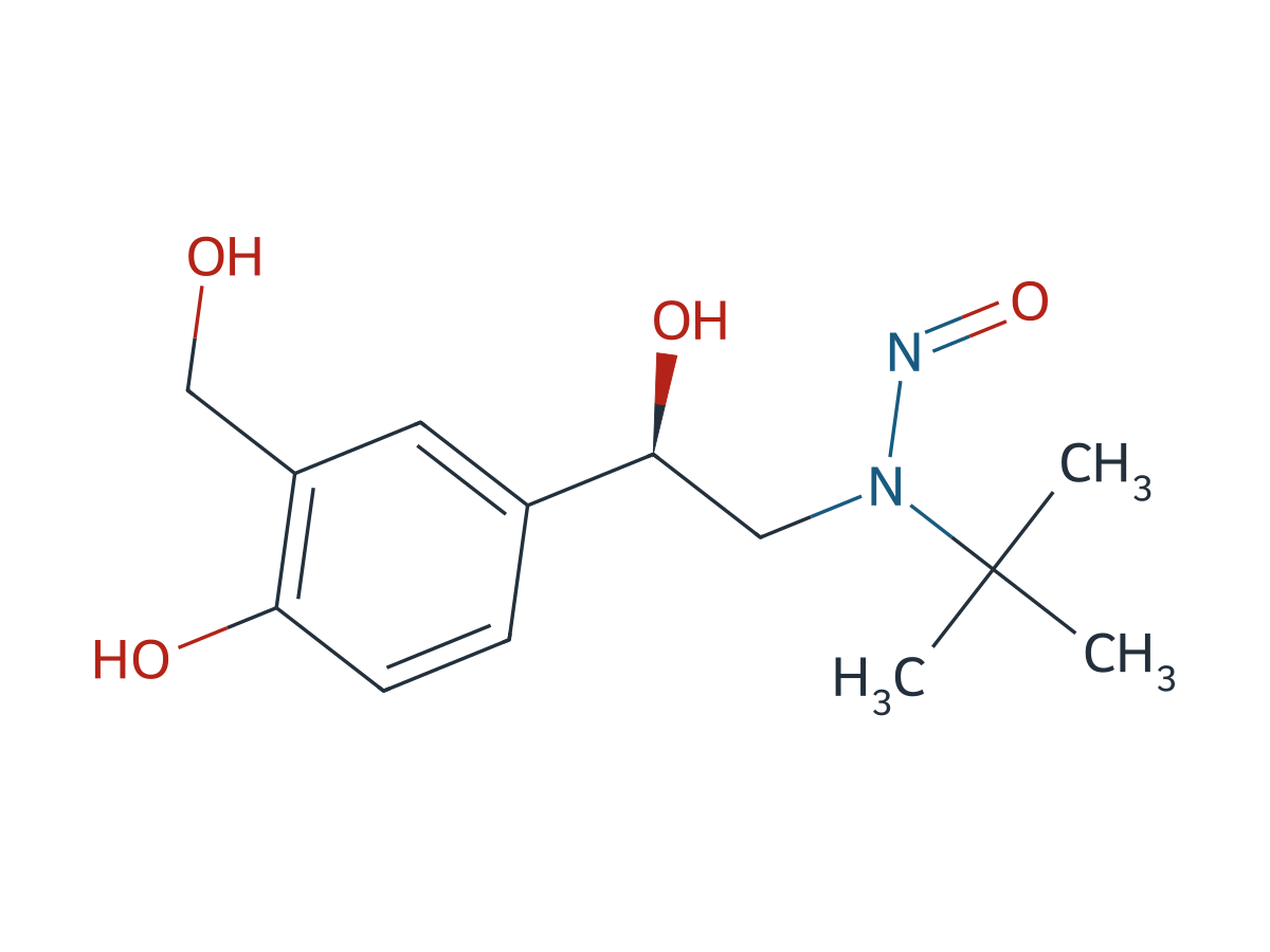 N-Nitroso Levalbuterol chemical structure