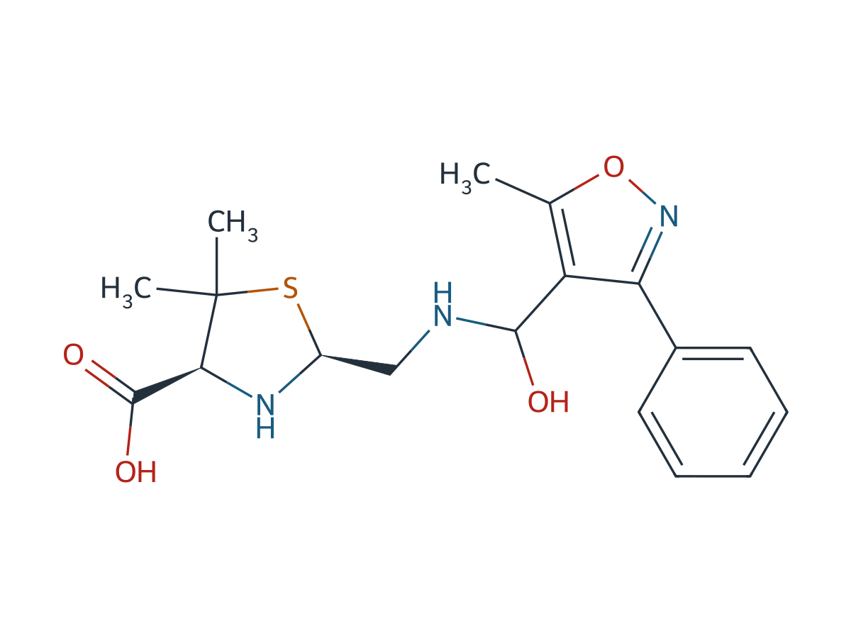 Oxacillin EP Impurity D chemical structure