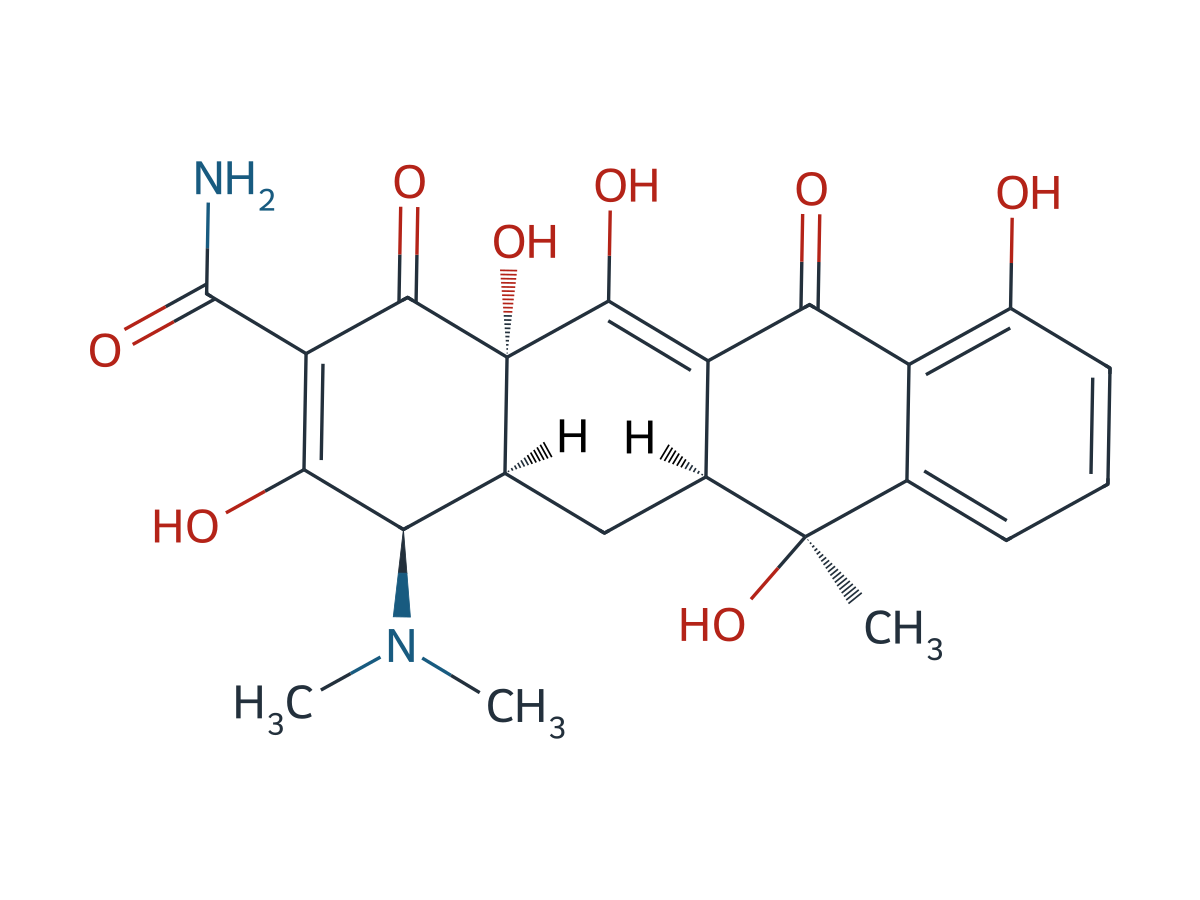 Tetracycline EP Impurity A chemical structure