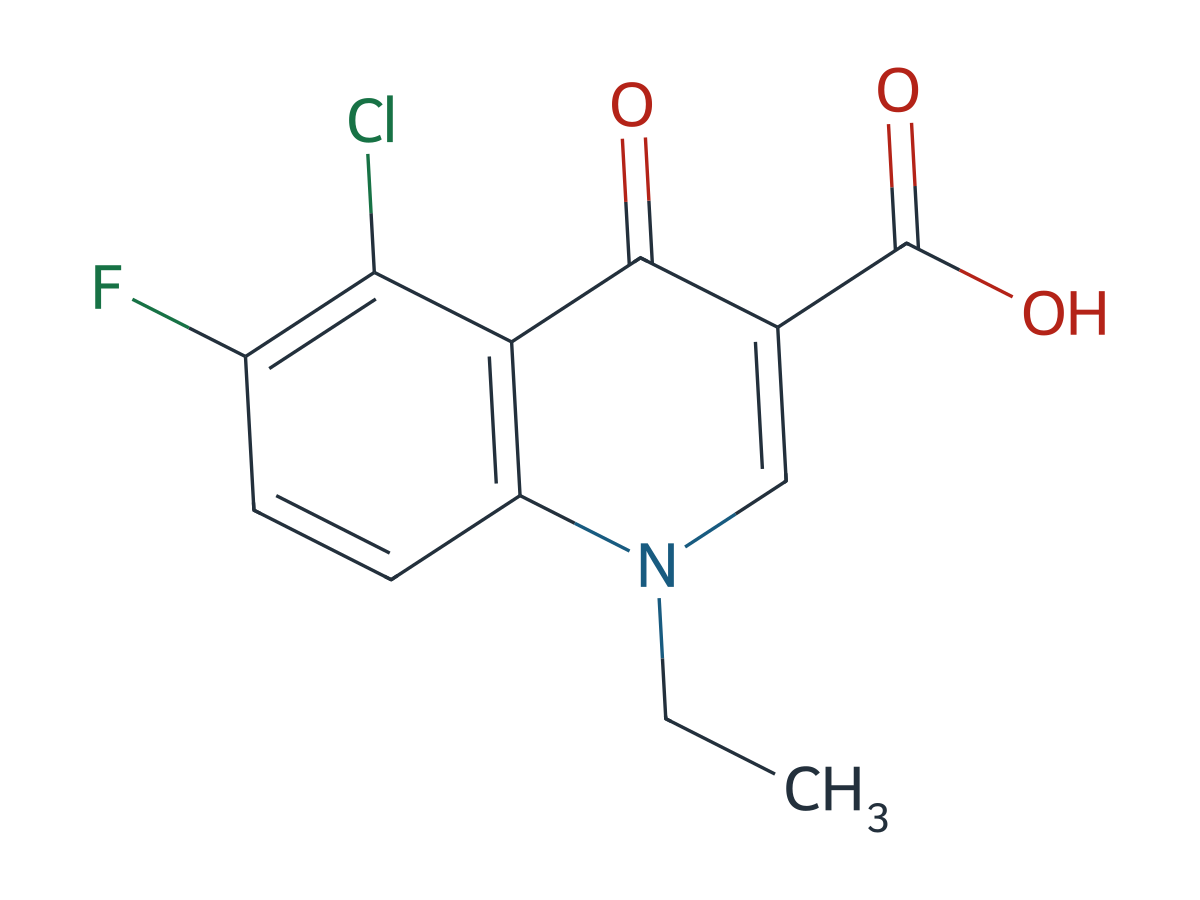 Pefloxacin EP Impurity H chemical structure