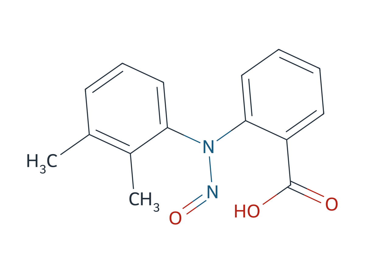 N-2,3-Xylyl-N-Nitrosoanthranilic Acid chemical structure