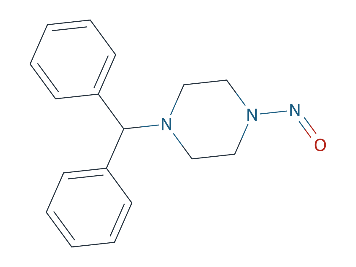 N-Nitroso Cinnarizine EP Impurity A chemical structure