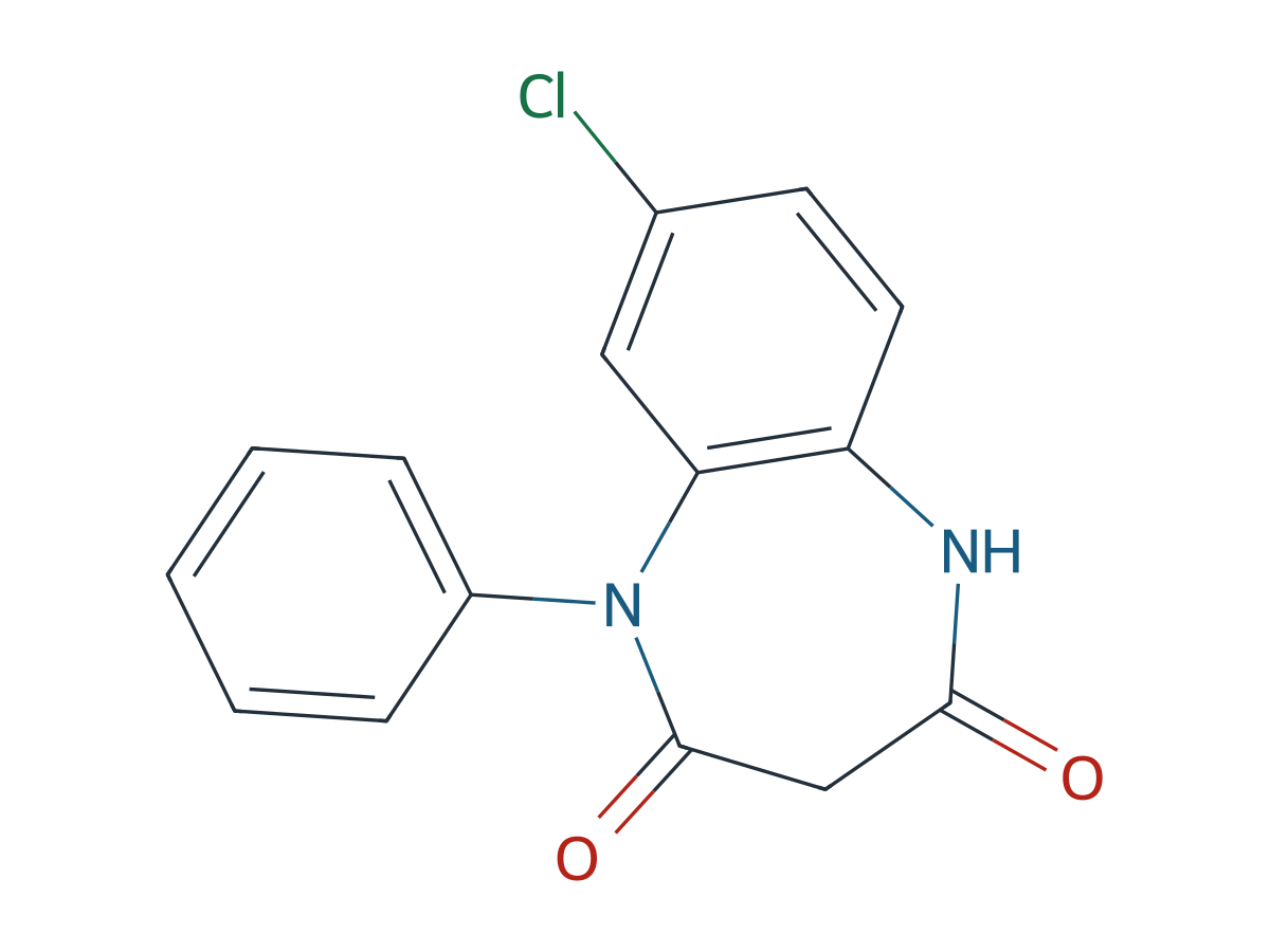 Clobazam EP Impurity A chemical structure
