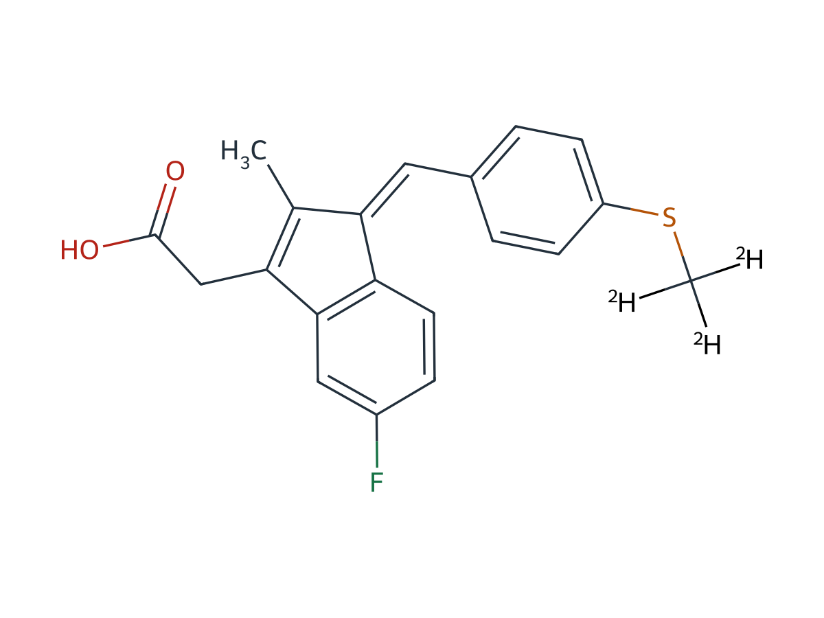 Sulindac EP Impurity C-d3 chemical structure