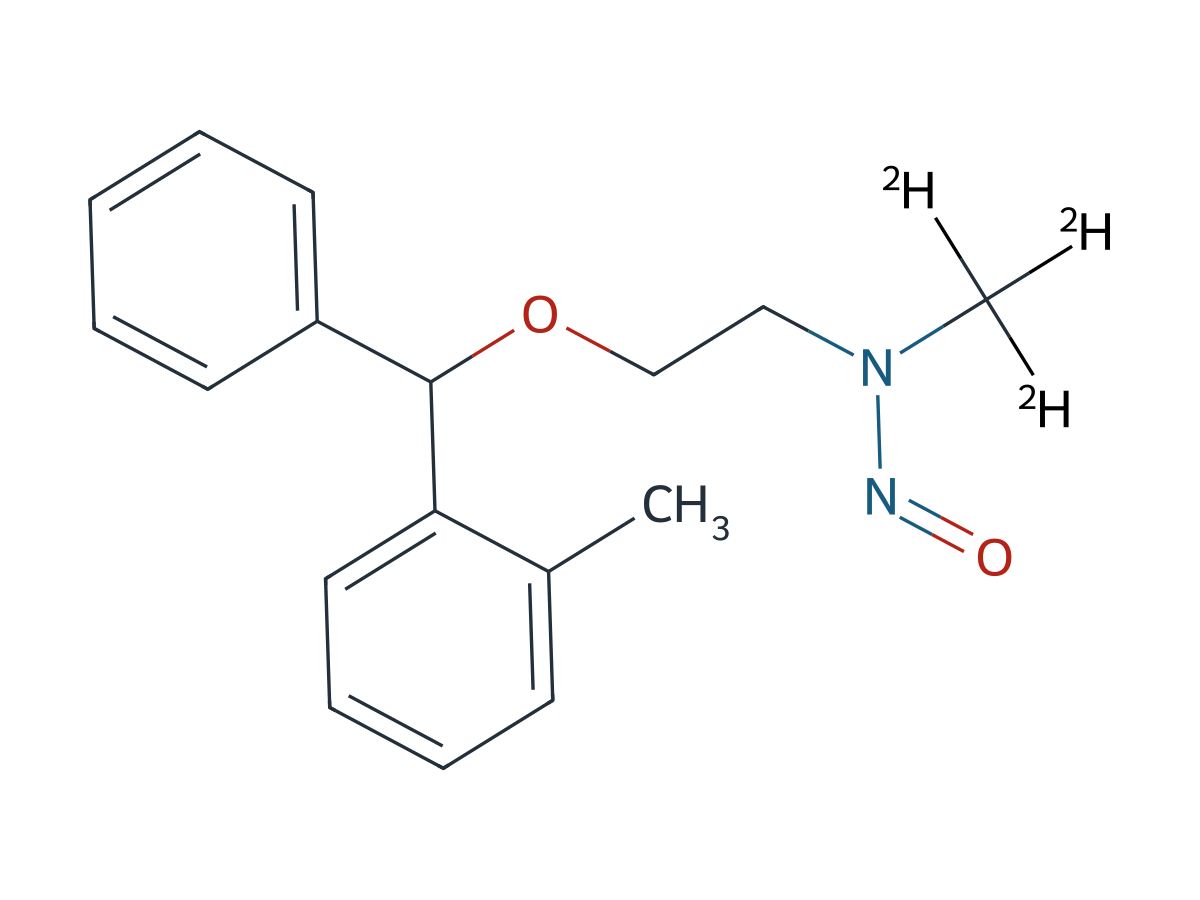 N-Nitroso N-Desmethyl Orphenadrine-d3 chemical structure
