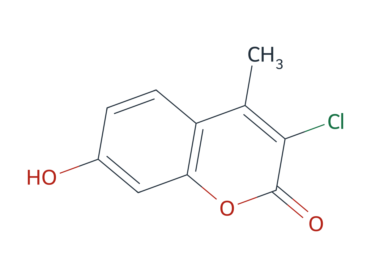 Coumaphos alcohol metabolite chemical structure