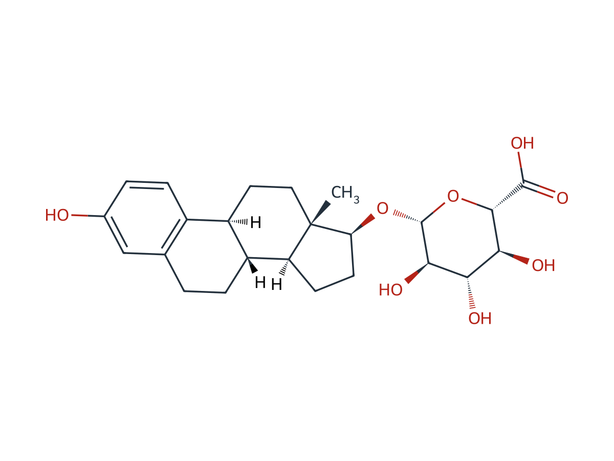 17β-Estradiol 17β-D-Glucuronide chemical structure
