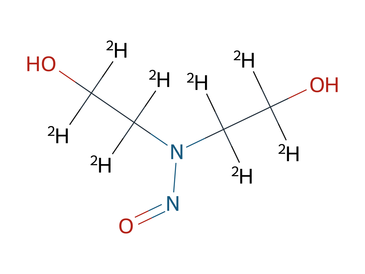 Nitrosobis(2-Hydroxyethyl)Amine-D8 chemical structure