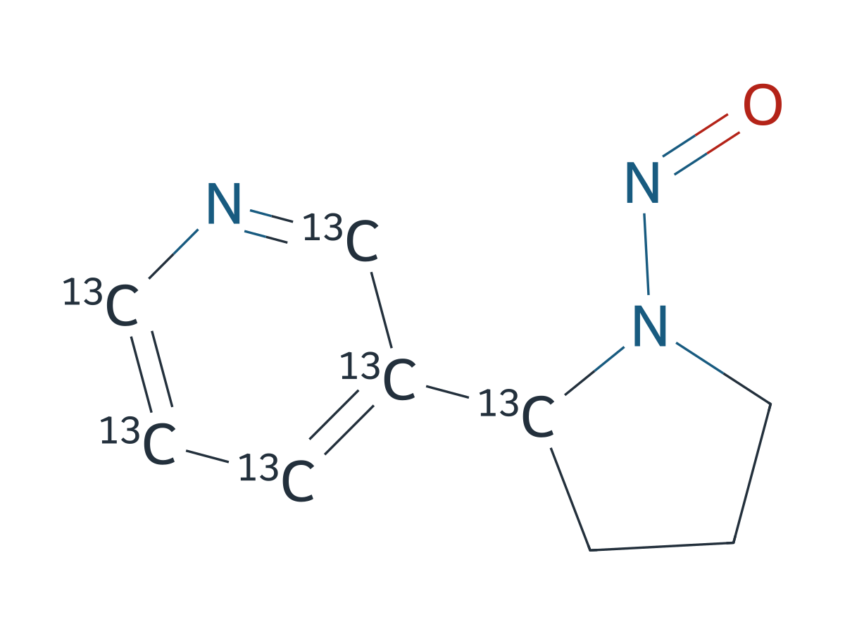 (R,S)-N’-Nitrosonornicotine-13C6 chemical structure