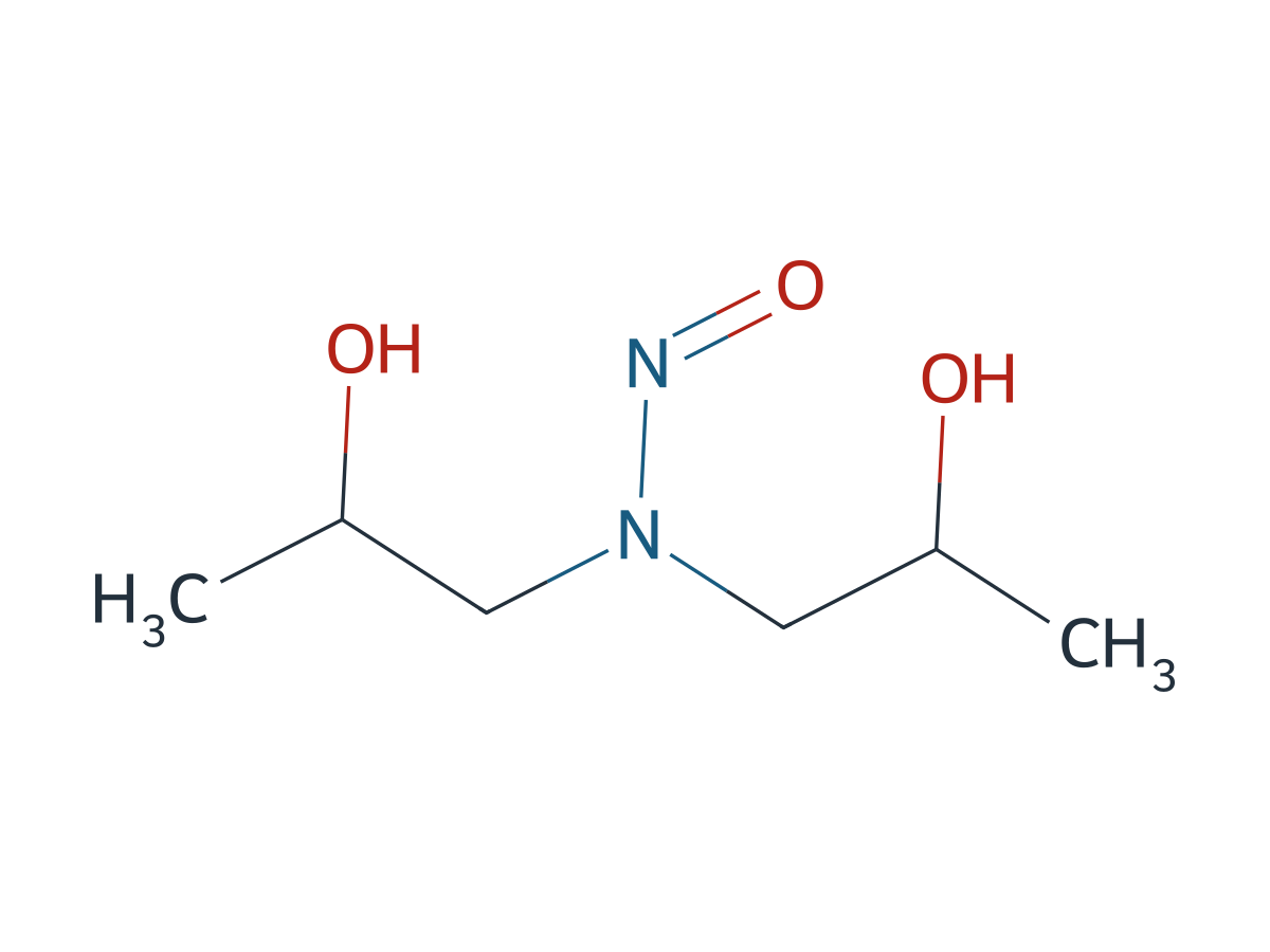 N-Nitrosobis(2-hydroxypropyl)amine chemical structure