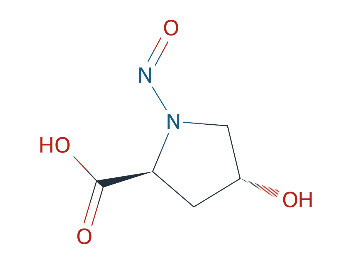 N-Nitroso-L-hydroxyproline chemical structure