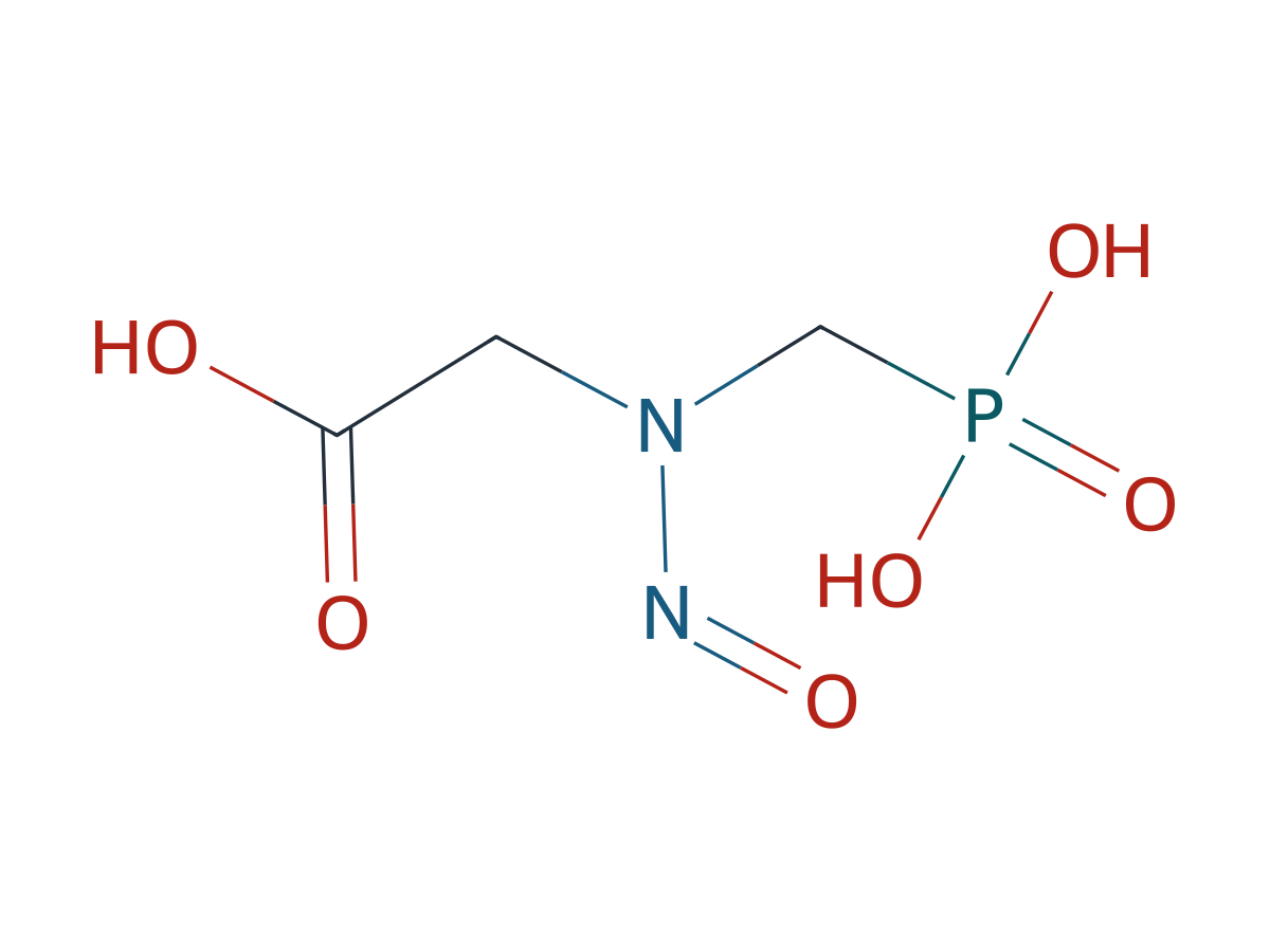 N-Nitroso-N-(phosphonomethyl)glycine chemical structure