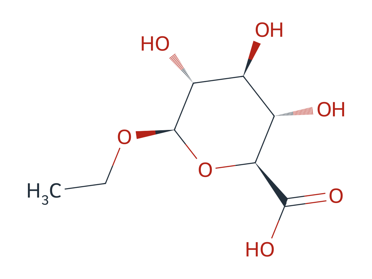 Ethyl beta-D-Glucuronide chemical structure